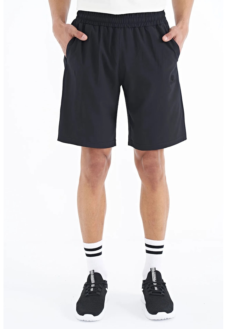 Pantaloni scurti - Barbati - Pantaloni scurti TOMMY pentru croiala picior larg - Negru -