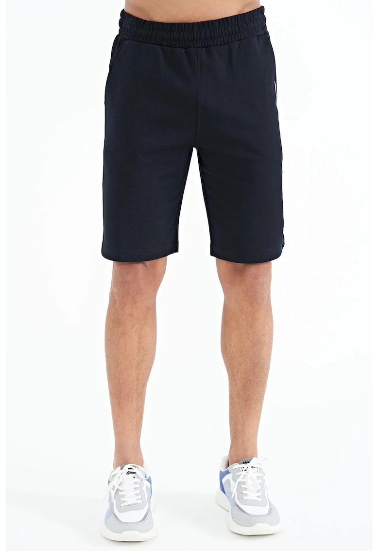 Pantaloni scurti - Barbati - Pantaloni scurti de trening din fleece TOMMY barbati - Albastru marin -