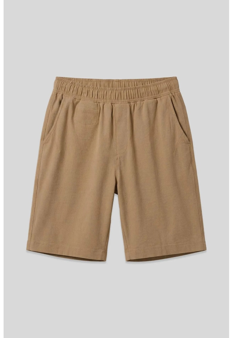 Pantaloni scurti - Barbati - Pantaloni scurti chino tesuti TOMMY pentrfqdu barbati - Maro camel