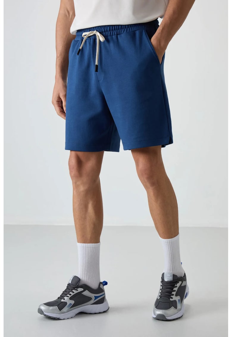 Pantaloni scurti - Barbati - Pantaloni scurti de trening TOMMY din bumbac-poliester barbati - Bleumarin