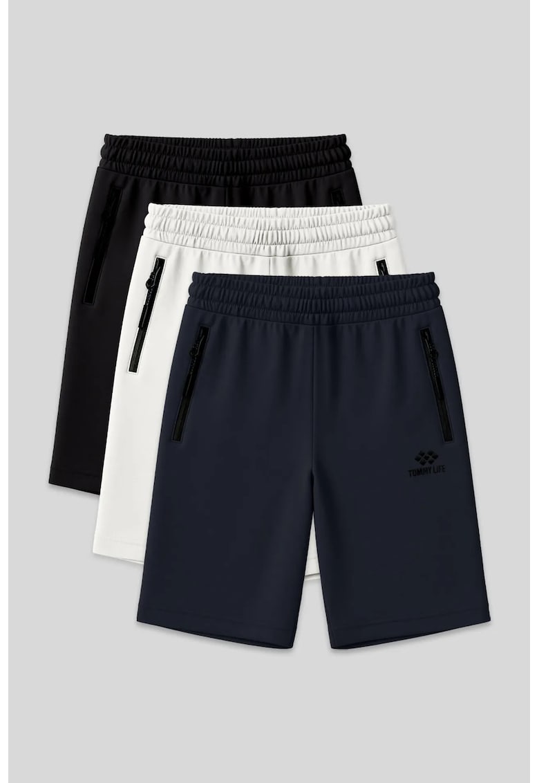 Pantaloni scurti - Barbati - Pantaloni scurti TOMMY din jerseu pentru barbati - Multicolor -
