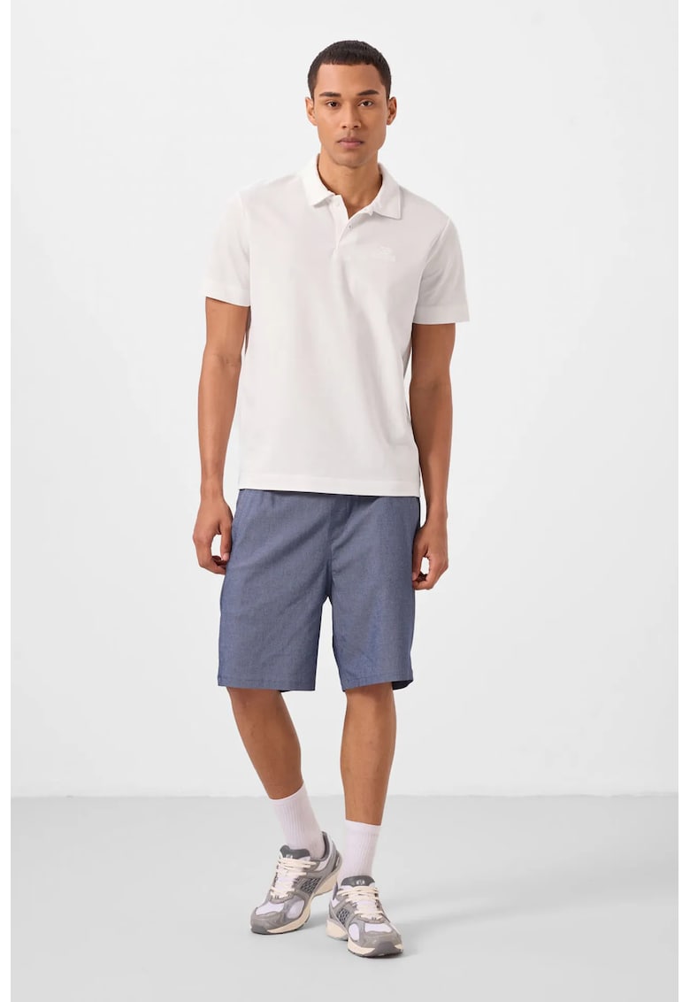 Pantaloni scurti - Barbati - Pantaloni scurti chino tesuti TOMMY pentru barbati - Oxford Blue -