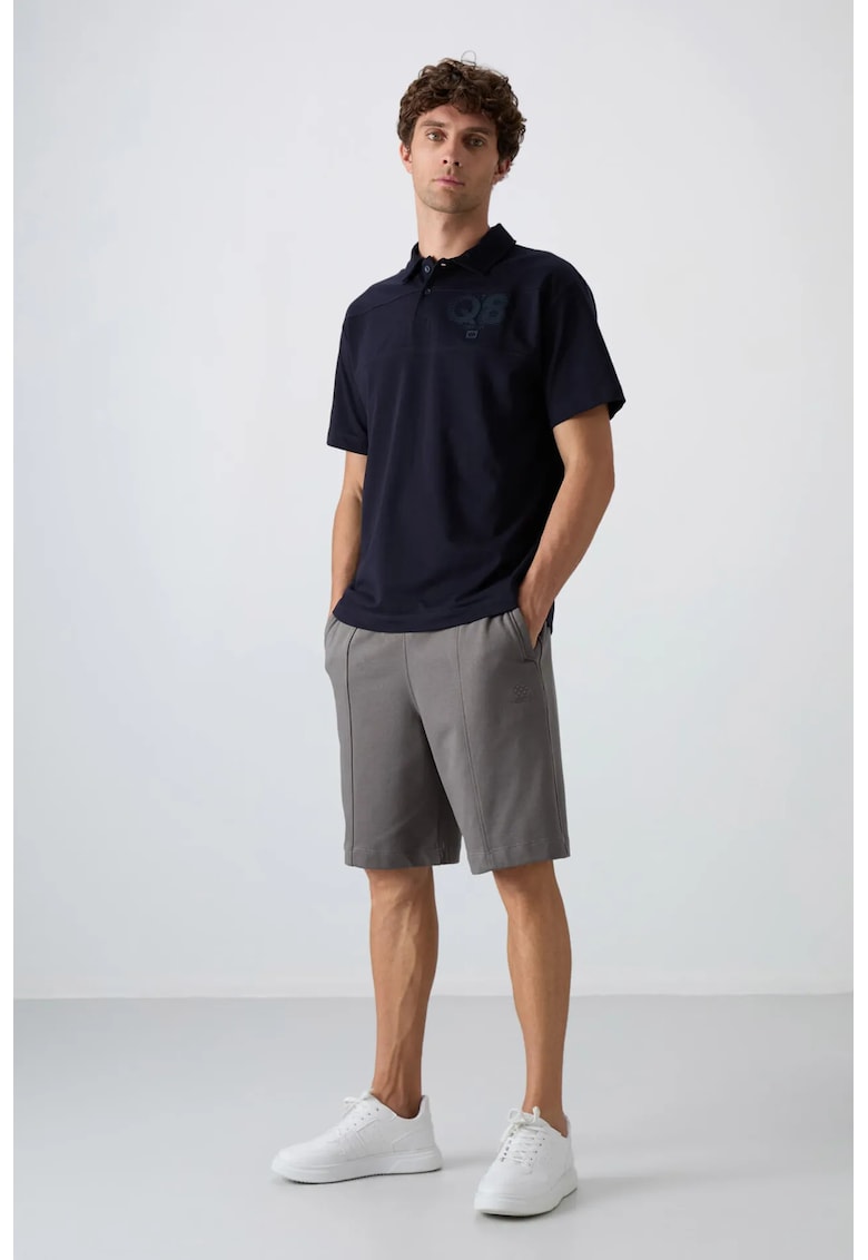 Pantaloni scurti - Barbati - Pantaloni scurti de trening TOMMY pentru barbati - Gri ardezie -
