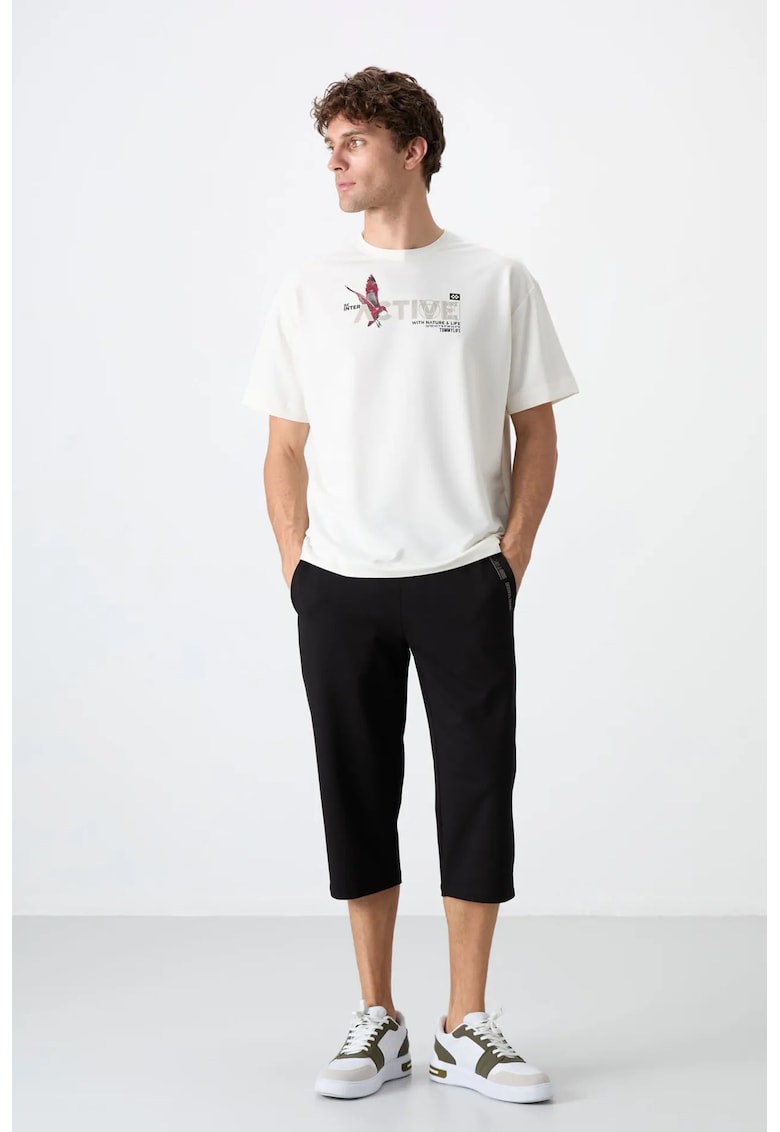 Pantaloni scurti - Barbati - Pantaloni Capri TOMMY pentru cu Negru -