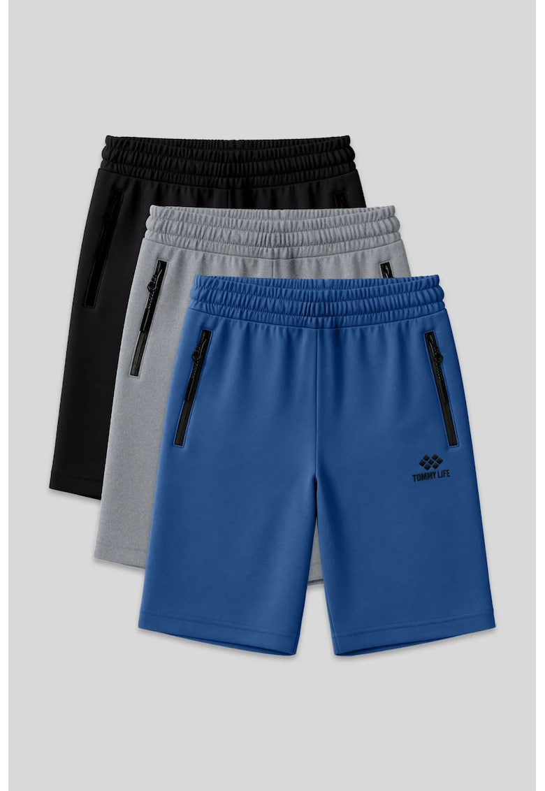 Pantaloni scurti - Barbati - Pantaloni scurti din jerseu TOMMY pentru barbati - Maya Blue -