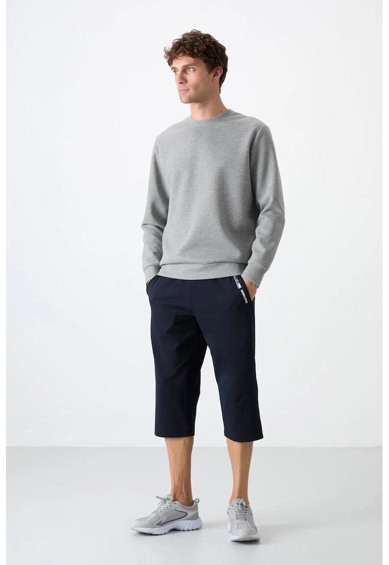 Pantaloni scurti - Barbati - Pantaloni scurti Capri TOMMY pentru barbati cu talie medie - Albastru marin -
