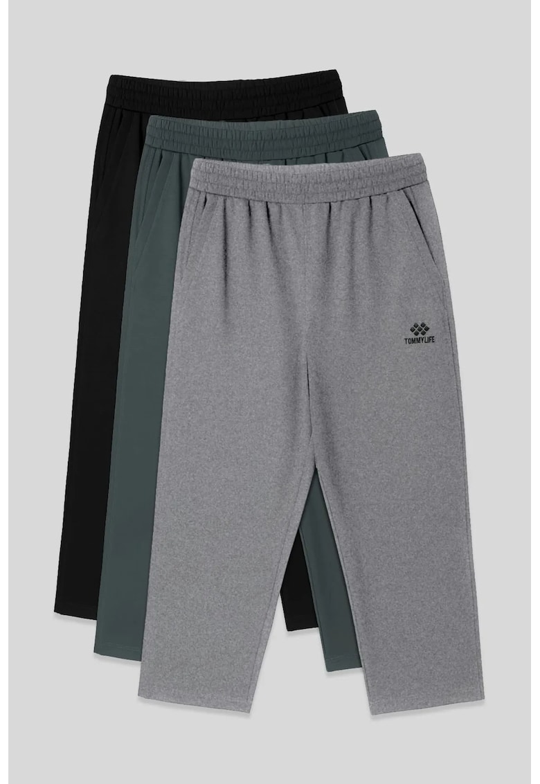 Pantaloni scurti - Barbati - Pantaloni scurti Capri din jerseu TOMMY pentru barbati - Gri -