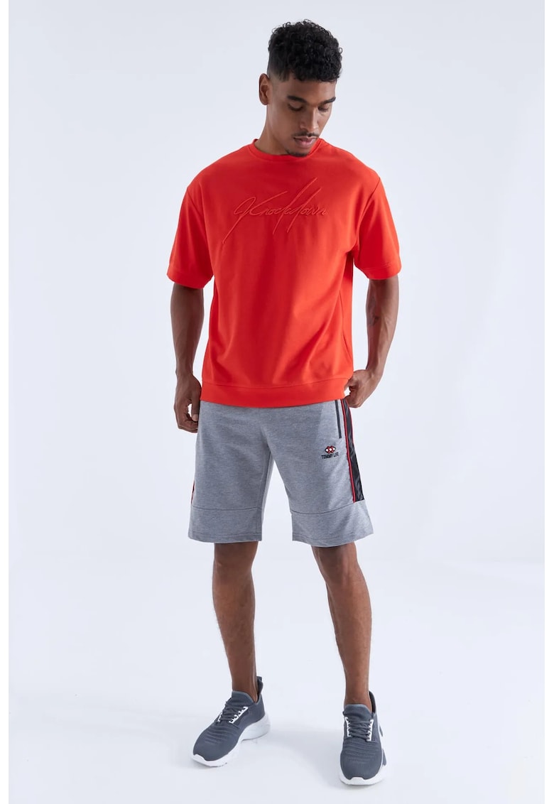 Pantaloni scurti - Barbati - Pantaloni scurti TOMMY jerseu cu Gri -