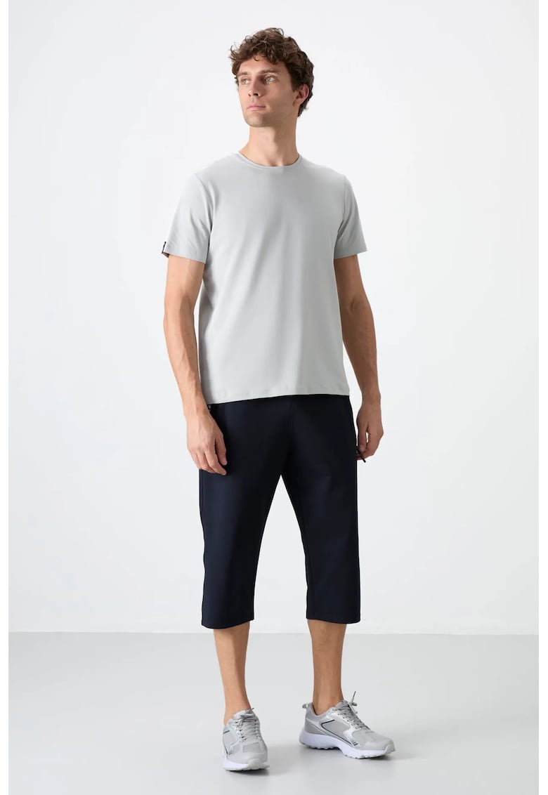 Pantaloni scurti Capri - barbati - albastru marin - bumbac - poliester - elastan -