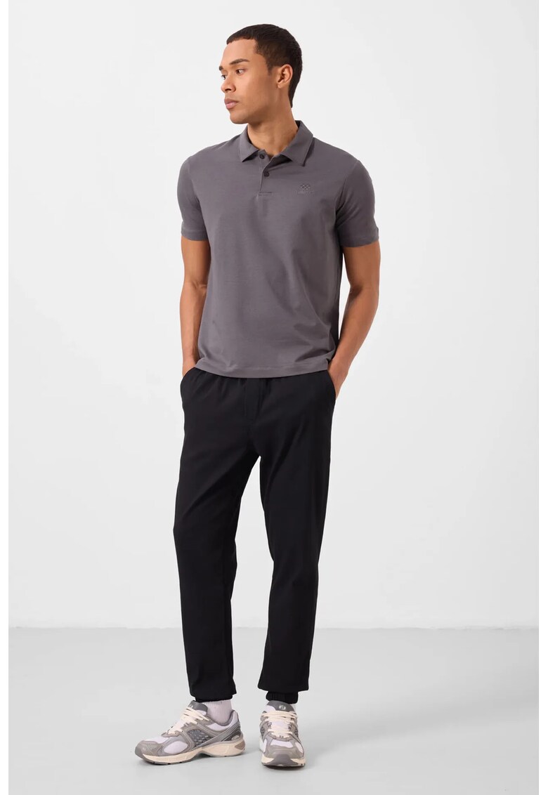 Pantaloni - Barbati - Chino TOMMY pentru barbati cu croiala cu Negru -