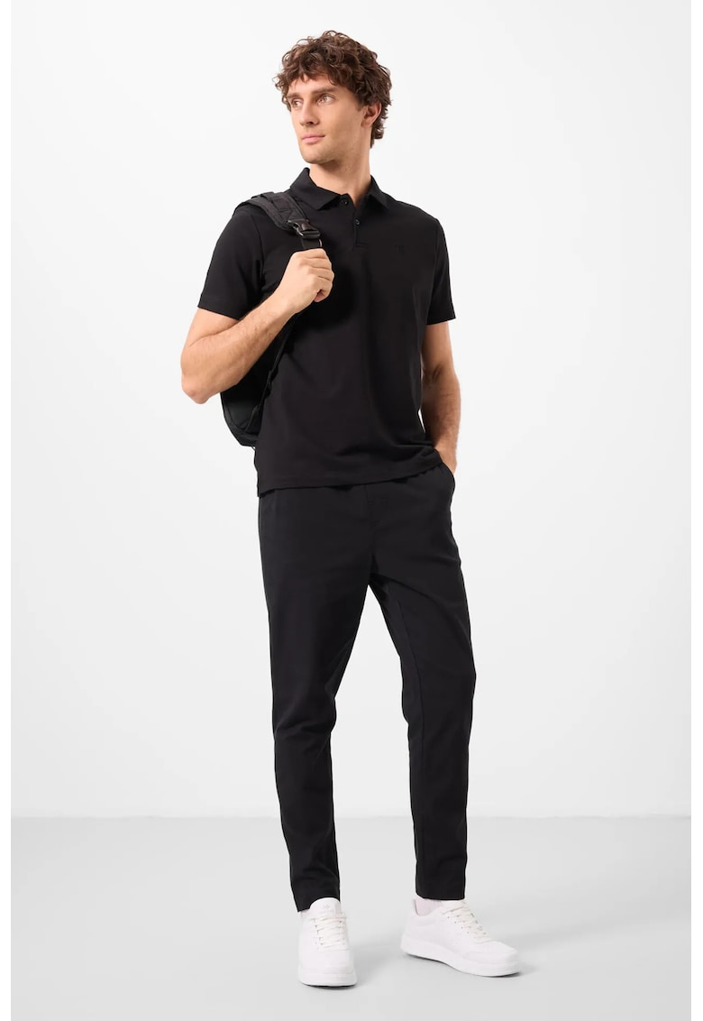 Pantaloni - Barbati - din gabardina TOMMY pentru Negru -