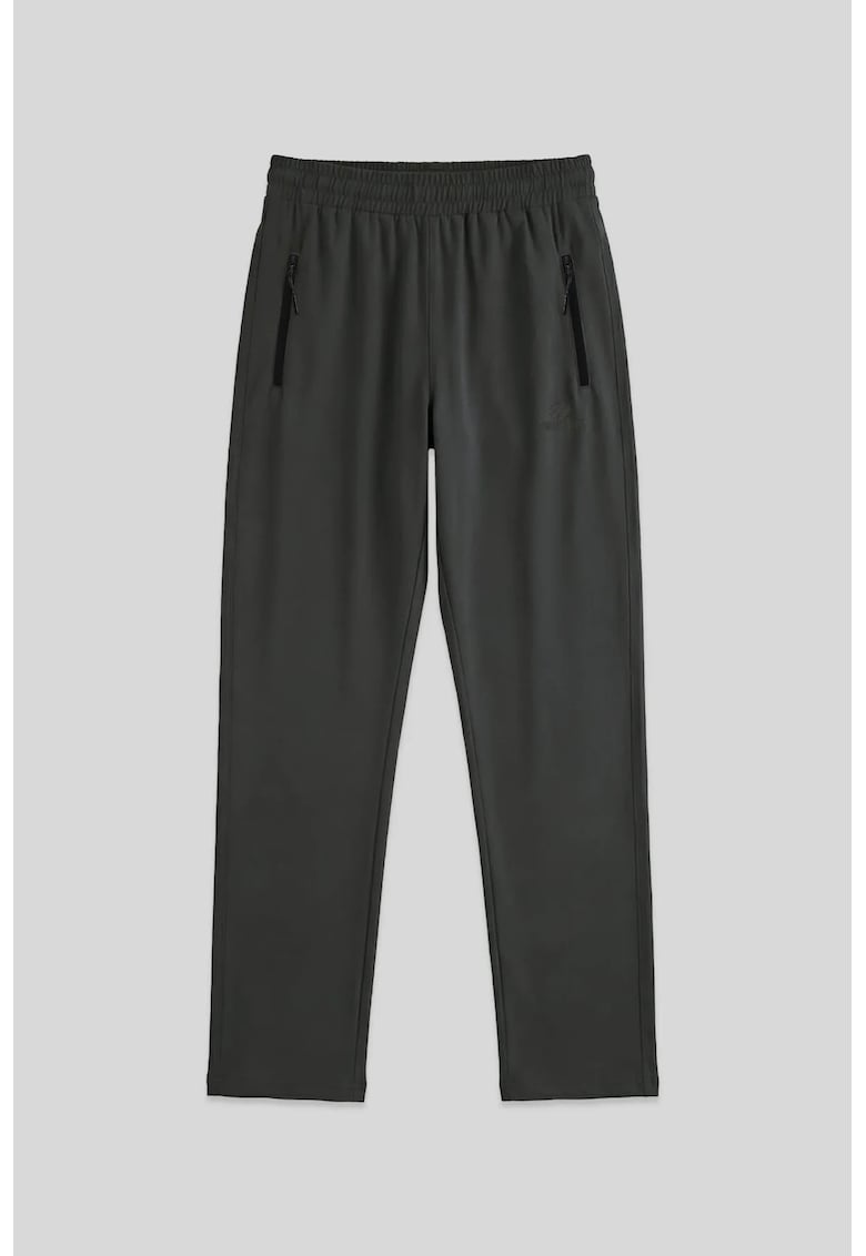 Pantaloni de trening - Pantaloni de trening cu croiala dreaptafsa - Verde padure