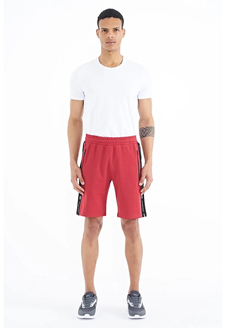 Pantaloni scurti - Barbati - Pantaloni scurti de trening TOMMY pentru barbati - Rosu