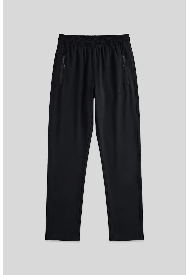 Pantaloni de trening - Pantaloni de trening cu croiala dreaptafsa - Negru