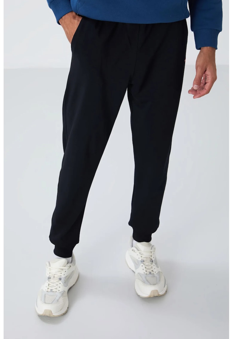 Pantaloni de trening - Barbati - Pantaloni de trening TOMMY pentru din fleece Negru -