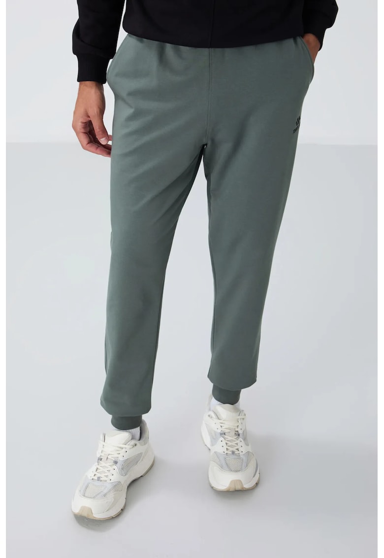 Pantaloni de trening - Barbati - Pantaloni de trening TOMMY din fleece pentru Verde