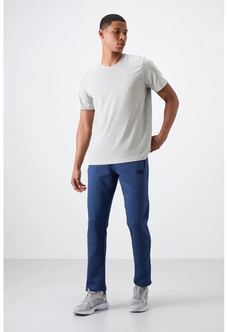 Pantaloni de trening - Barbati - Pantaloni de trening din fleece TOMMY pentru Oxford Blue - Albastru
