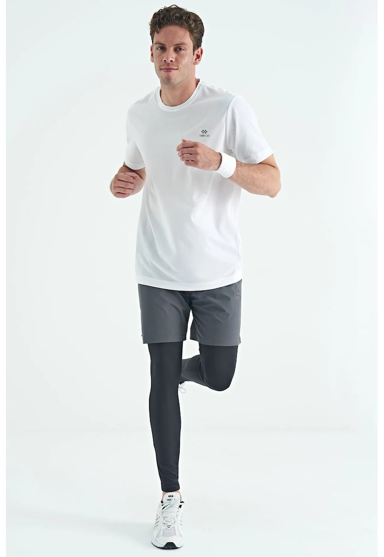 Pantaloni Sport - Barbati - Pantaloni Sport Tricotati TOMMY cu Talie pentru Barbati - Negru -