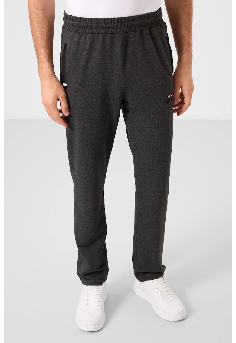 Pantaloni de trening - Barbati - Pantaloni de trening TOMMY pentru barbati - croiala slim - Gri carbune -