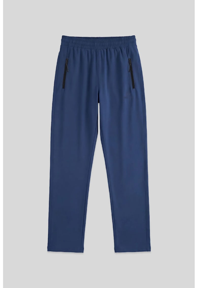 Pantaloni de trening - Pantaloni de trening cu croiala dreaptafsa - Bleumarin