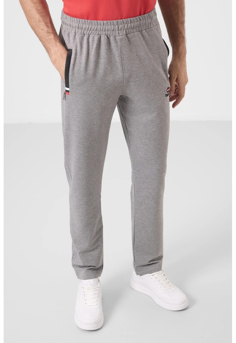 Pantaloni de trening - Barbati - Pantaloni de trening TOMMY pentru barbati - croiala slim - Gri deschis -