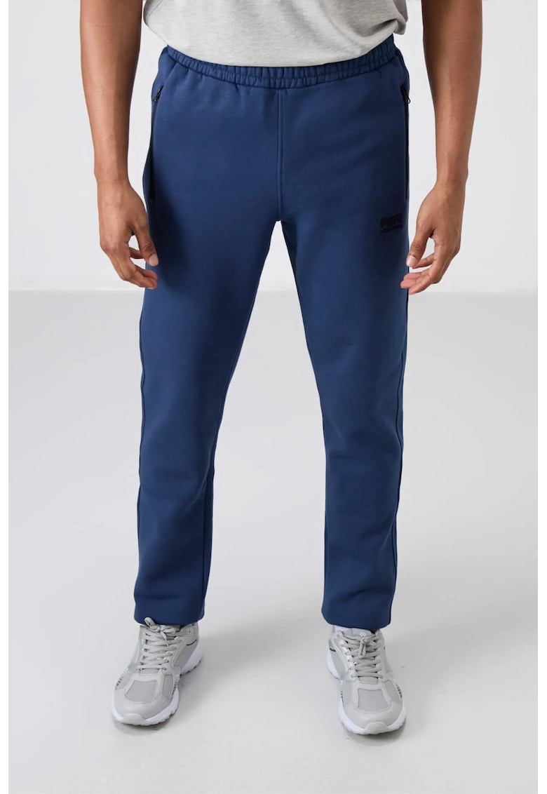 Pantaloni de trening - Barbati - Pantaloni de trening din fleece TOMMY pentru Oxford Blue - Albastru