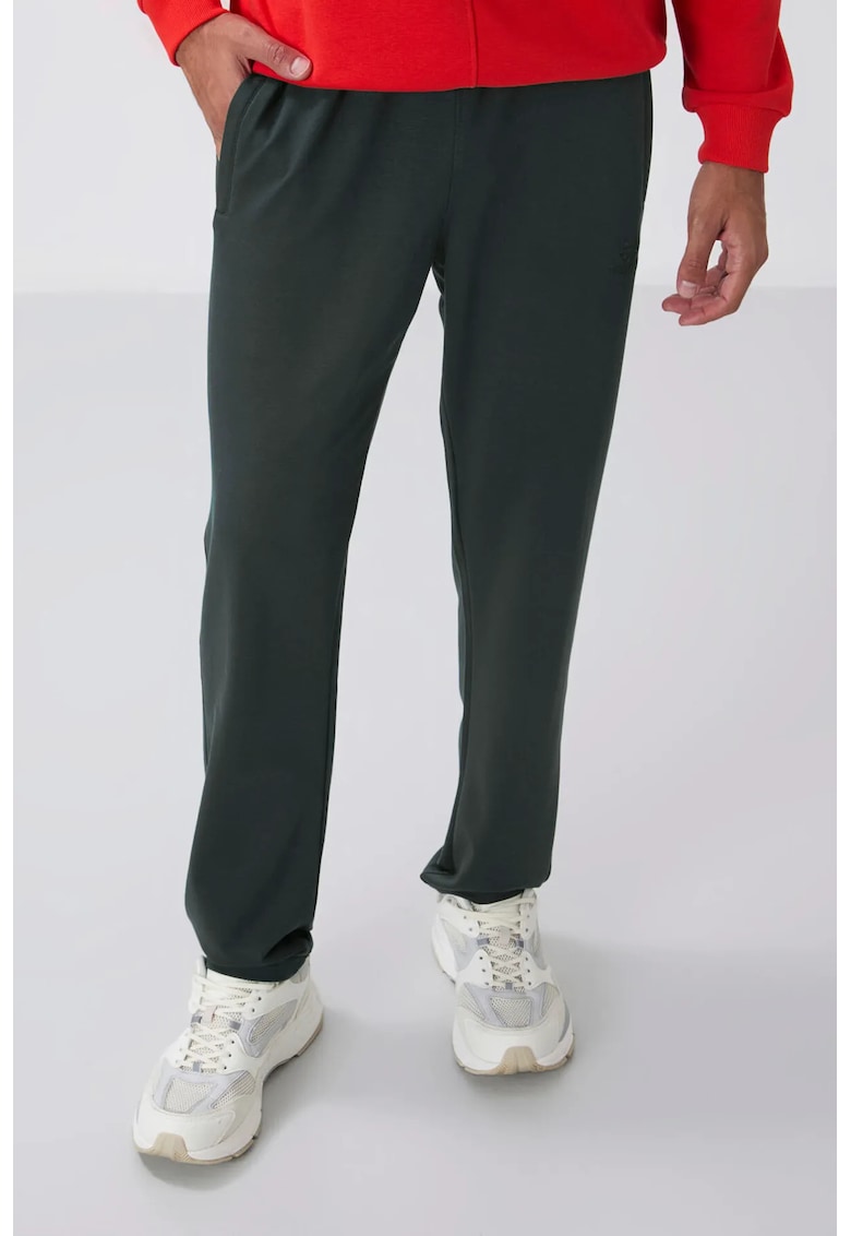 Pantaloni de trening - Barbati - Pantaloni de trening TOMMY pentru barbati - croiala slim - picior drept - Verde padure