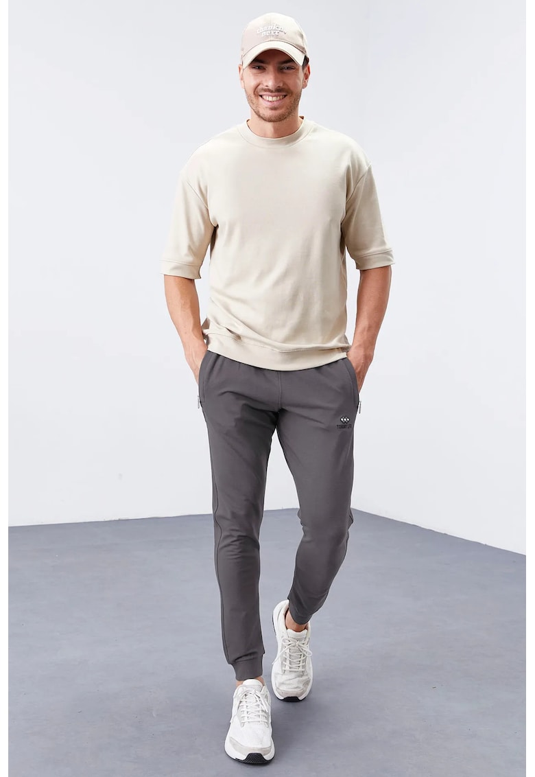 Pantaloni de trening - Barbati - Pantaloni trening TOMMY-barbati - Gri