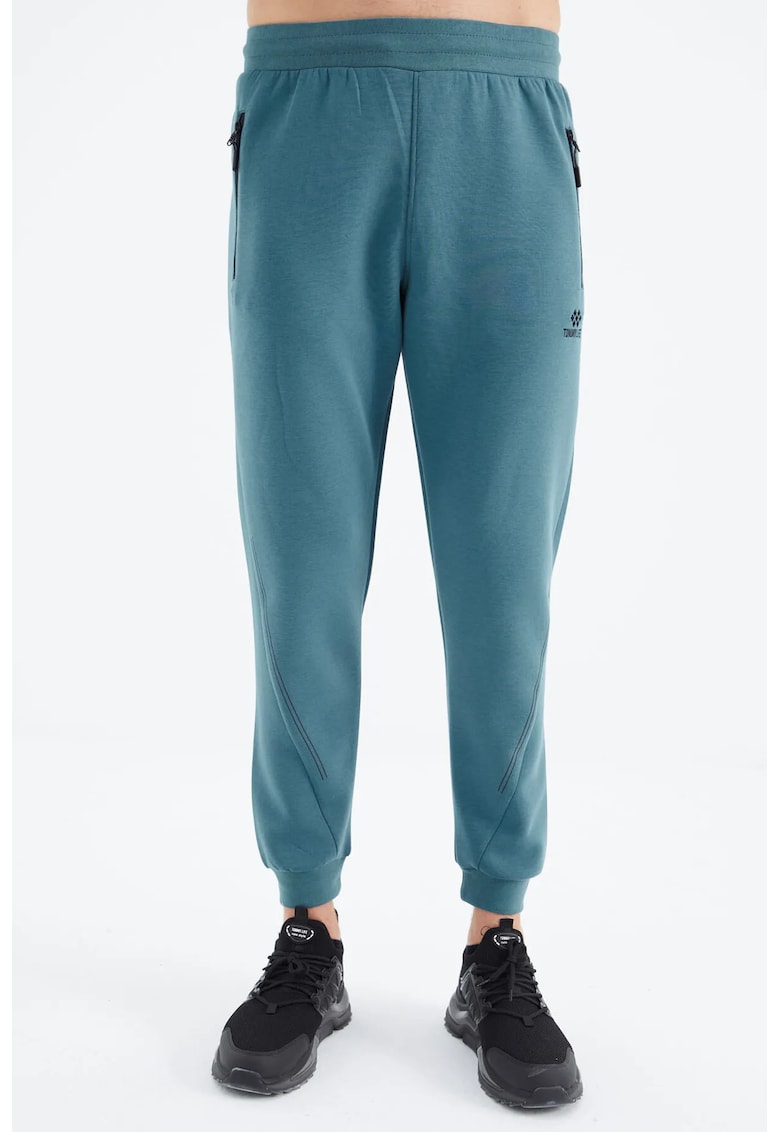 Pantaloni de trening - Barbati - Pantaloni de trening tip jogger TOMMY pentru barbati - Albastru Moroccan -