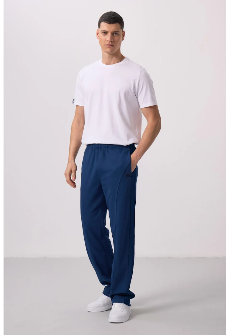 Pantaloni - Barbati - Pantaloni Palazzo TOMMY pentru Barbati Blocuri de Culoare - Multicolor -