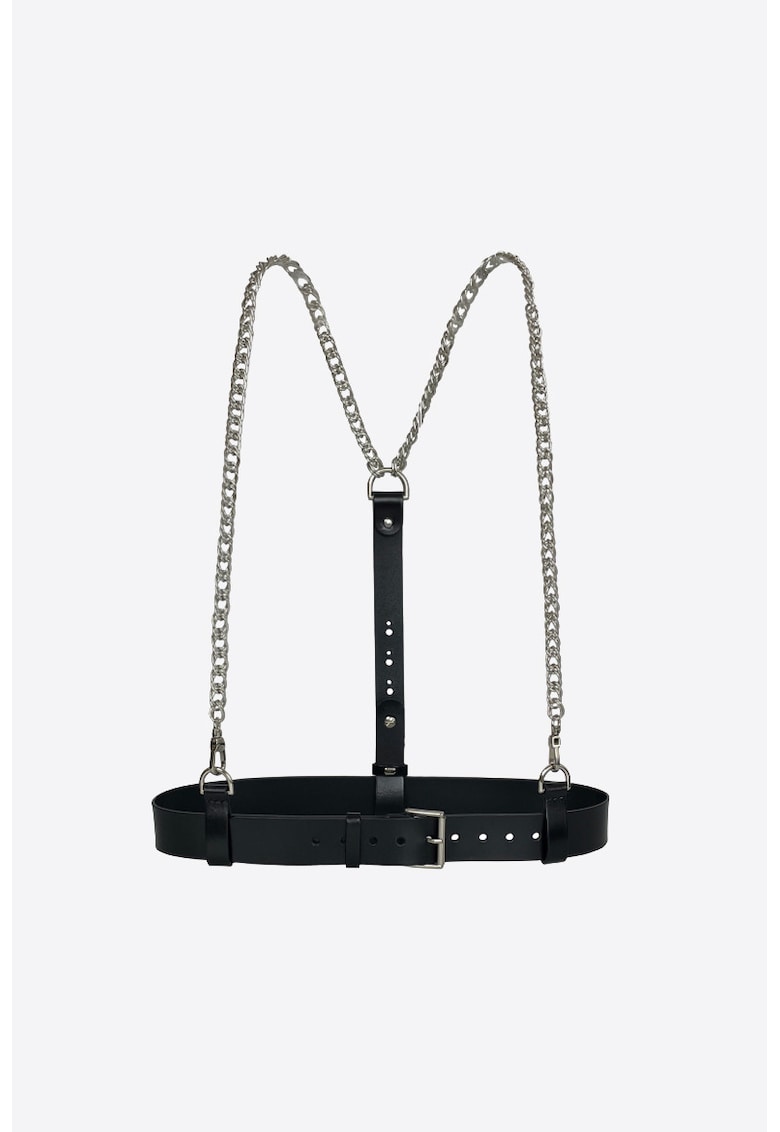 Ham Chain Suspender - Negru