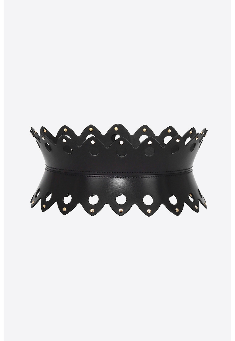Centura Corset Feuille - Negru