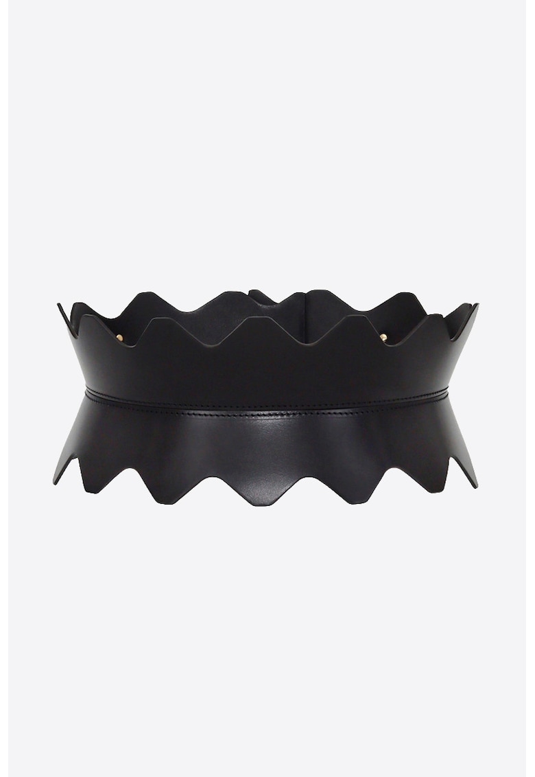 Centura Corset Moire - Negru