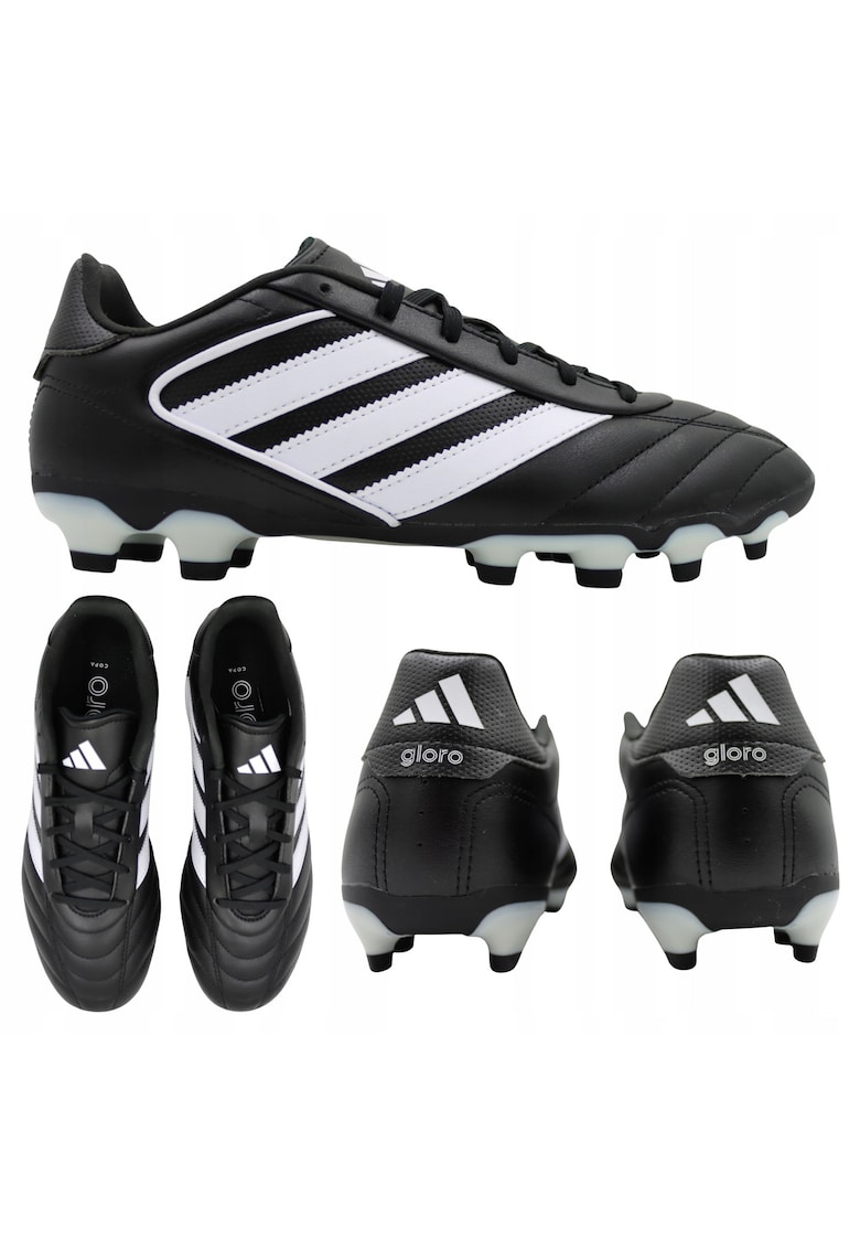 Pantofi Sport Barbati Pentru Fotbal Copa Gloro II ST mg IH8276 Marime 47 1/3 Negru/Alb Piele Naturala in Fata Pentru Controlul Mingii Design Clasic Copa Talpa mg Versatila Pentru Diverse Suprafete De Joc 1 Pereche