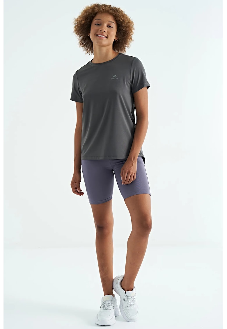 Tricou gri inchis - croiala - Gri inchis