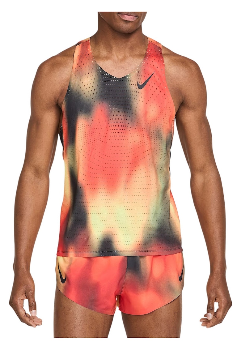 Maiou alergare barbati AeroSwift Elite Entry Dri-FIT ADV SS 2025 - Rosu/Negru