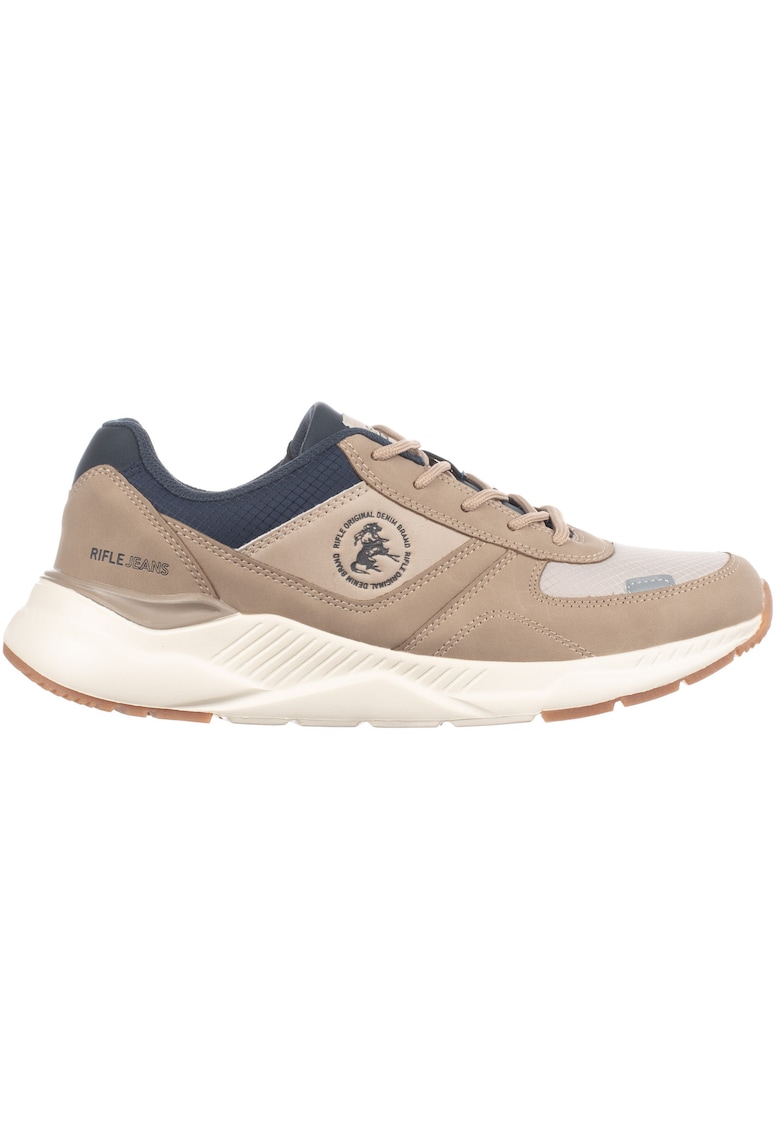 Pantofi sport cu insertii din piele ecologica Kevin