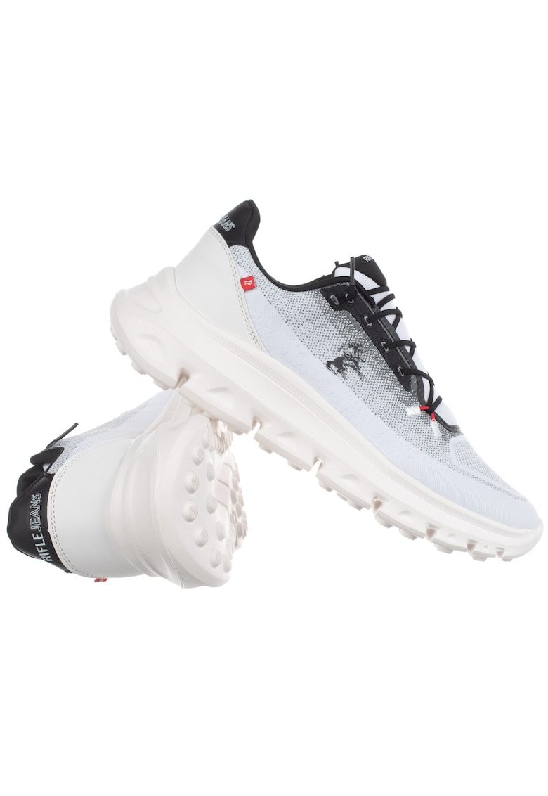 Pantofi sport cu insertii din textil Skyride