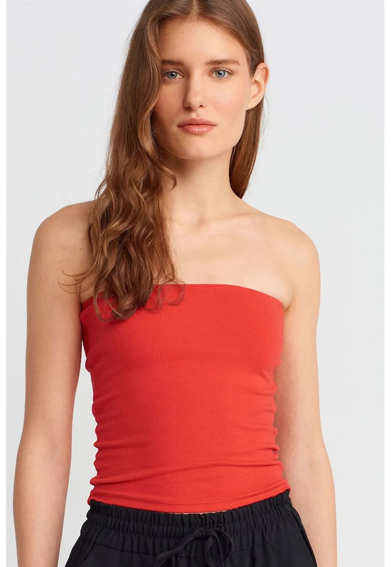 Bluza dama - mulata - casual - rosu - 96% bumbac