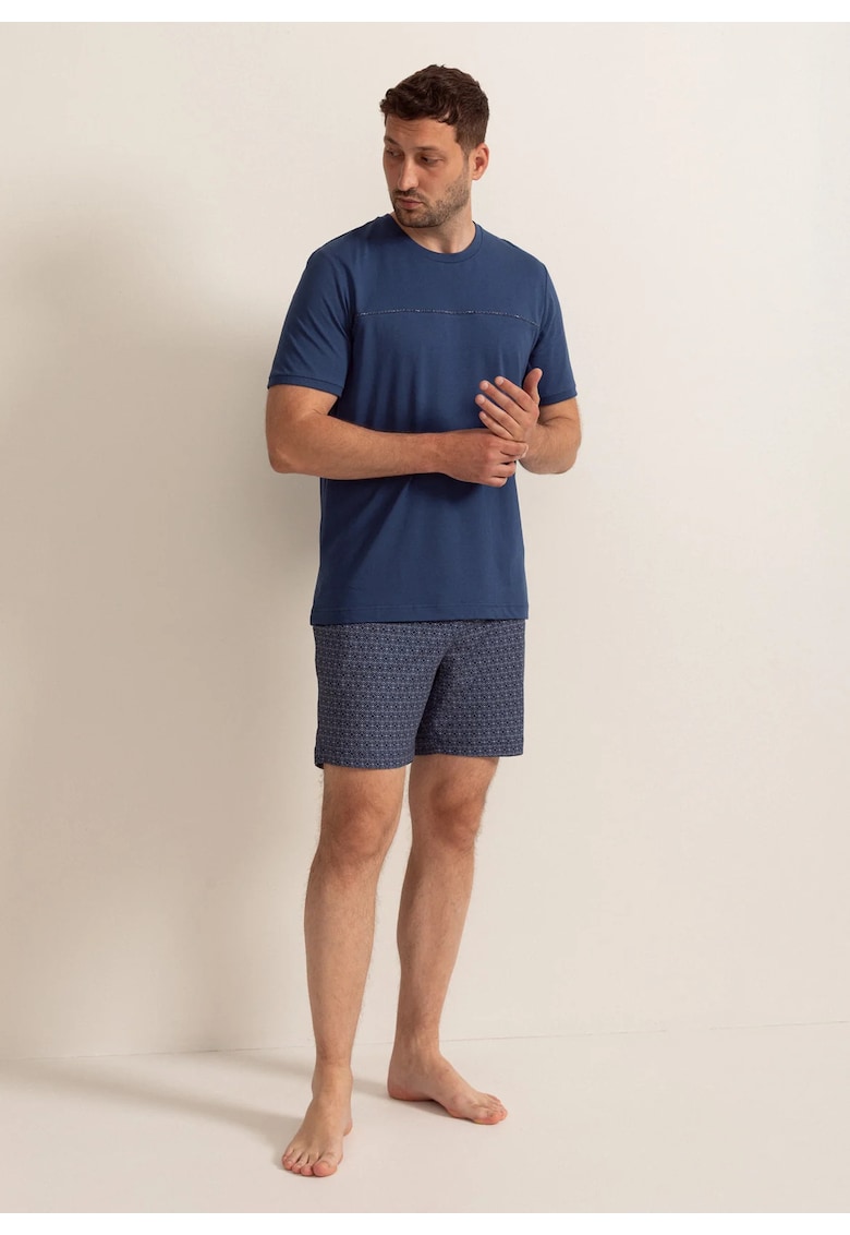 Pijama Garet Modal pentru Barbati - Geometric