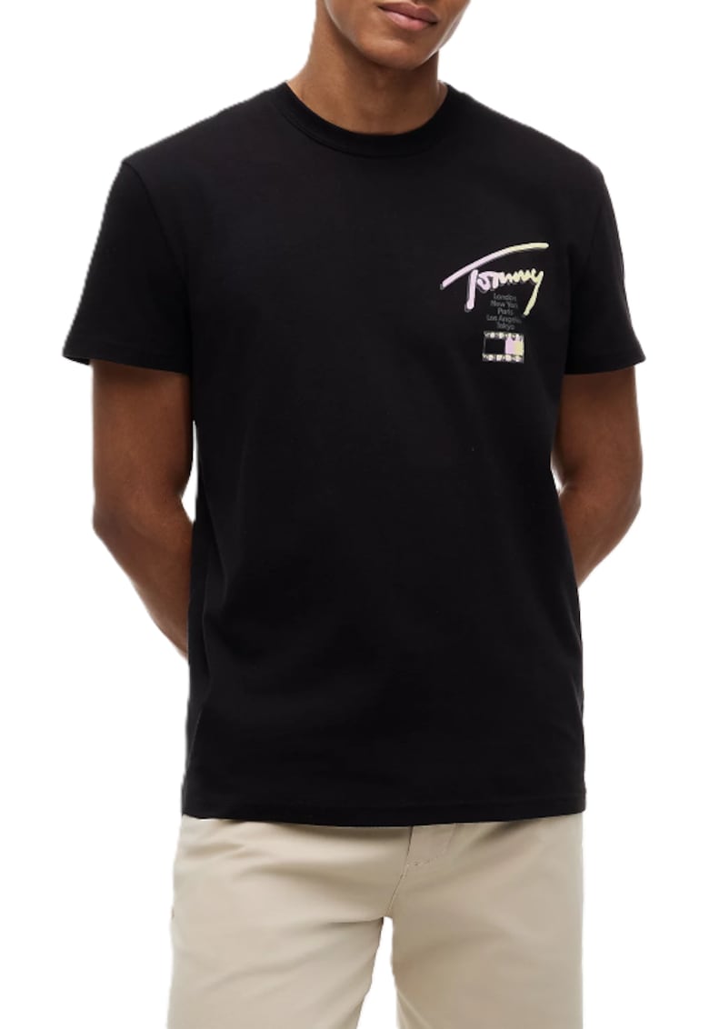 Tricou barbati - Bumbac - Negru -