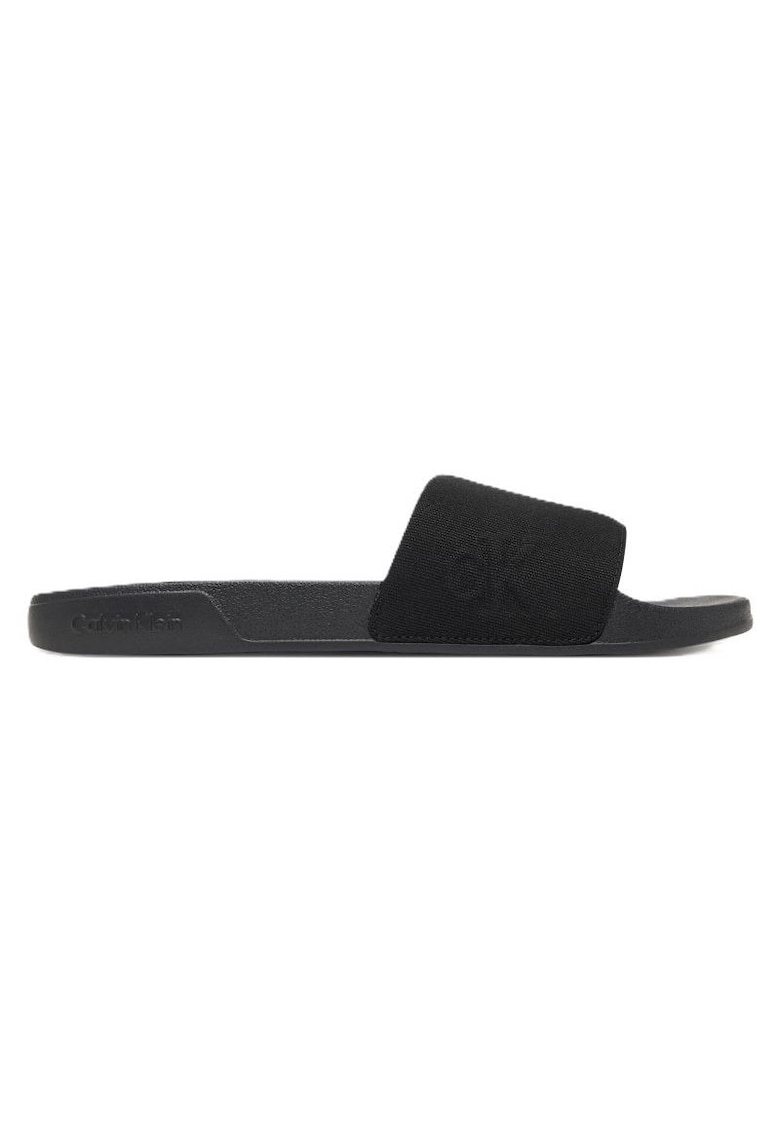 Papuci barbati - Textil - Negru - Negru