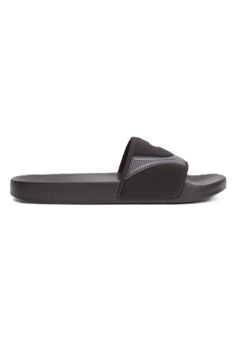 Papuci sintetic - Negru