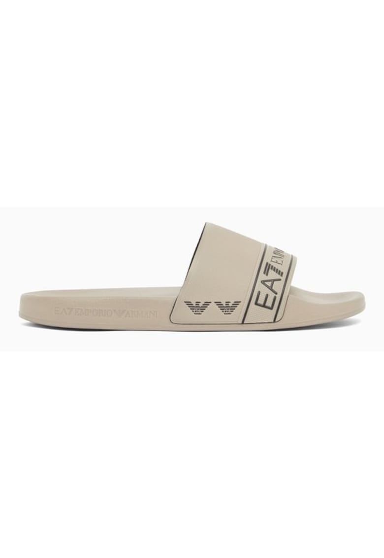 Papuci unisex - Sintetic - Gri -
