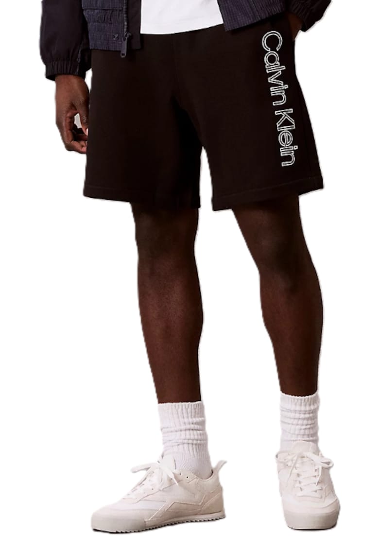 Sort barbati - Bumbac - Negru - Negru