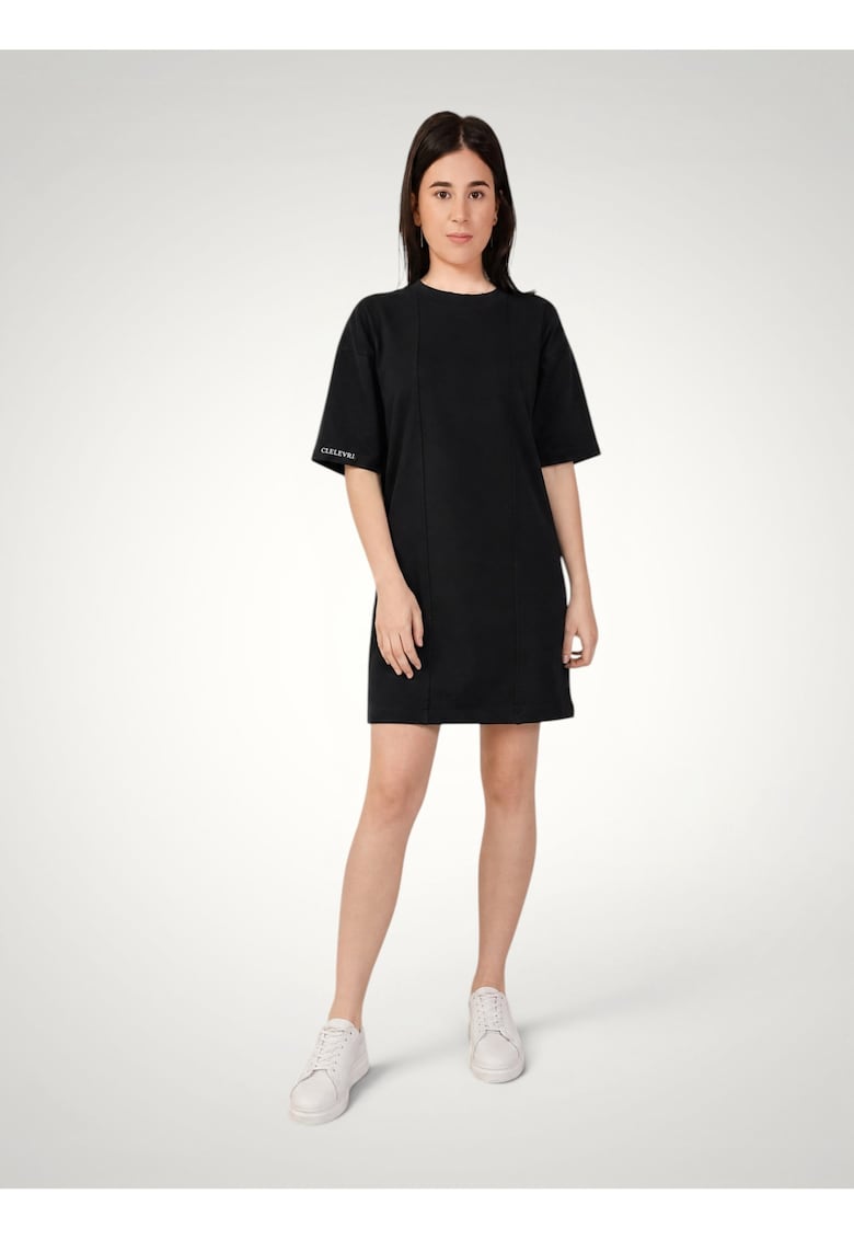 Rochie sport pentru dama din bumbac premium - Negru