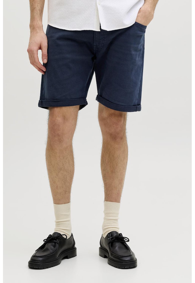 Bermude din denim regular fit Bricky - Albastru inchis