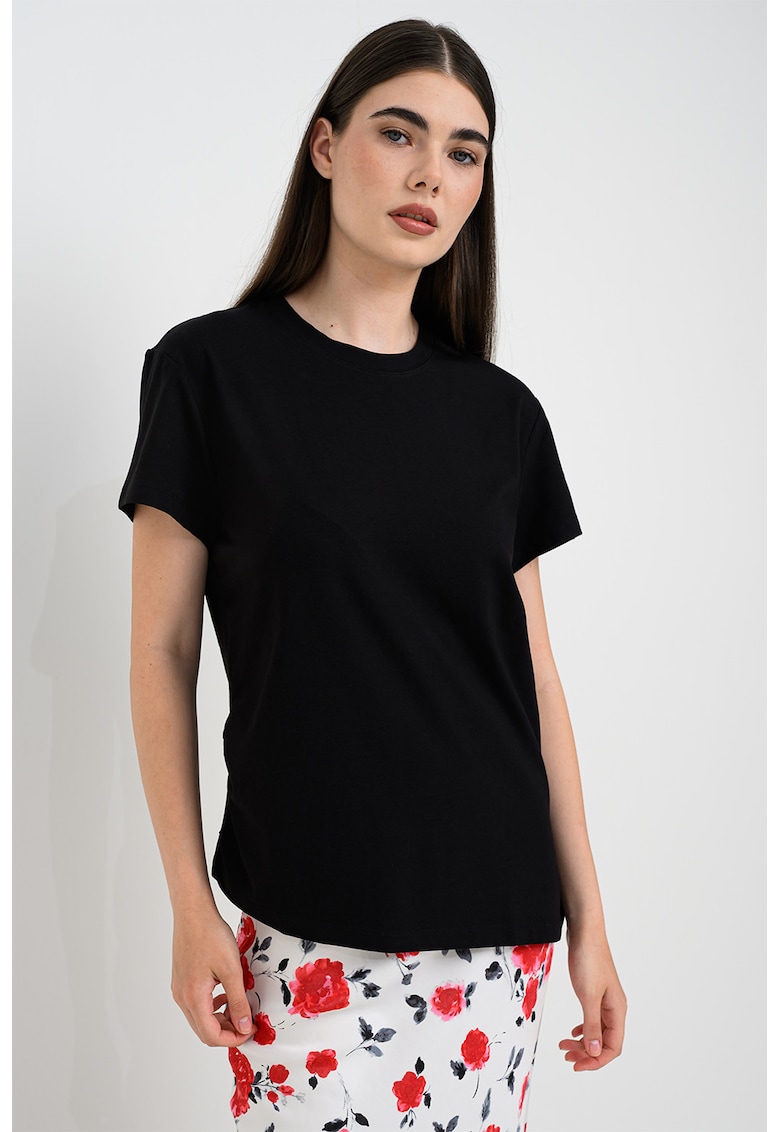 Tricou asimetric Ida - Negru