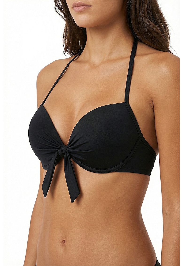 Sutien halter de baie - Negru