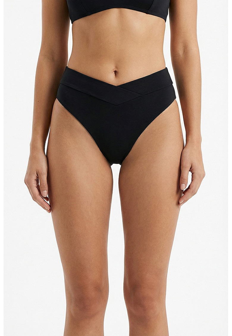 Slip cu banda in V - Negru